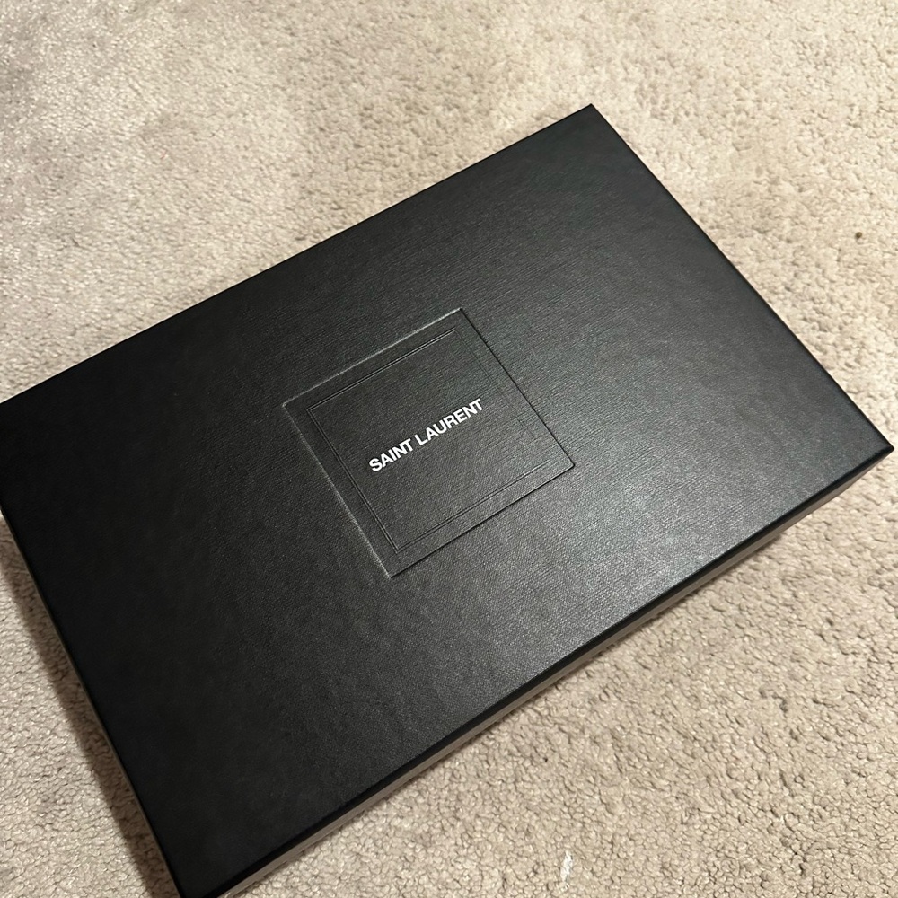 Saint Laurent Black Gift Box with dust bag